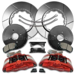 Ford Granada Rear 17” Brake Kit With Cable Handbrake – 4 Pot Calipers [Pro Race 14HB]