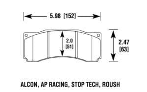 FERODO BRAKE PADS [DS2500] - FRP3076