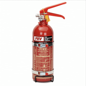 FEV 1.75LTR FOAM GLOSS RED HANDHELD FIRE EXTINGUISHER WITH BRACKET AND 2 STRAPS