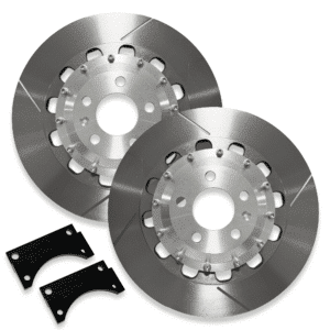 VW Golf MK4 Rear 2 Piece Disc Conversion Kit + Caliper Bracket - 330mm x 10mm