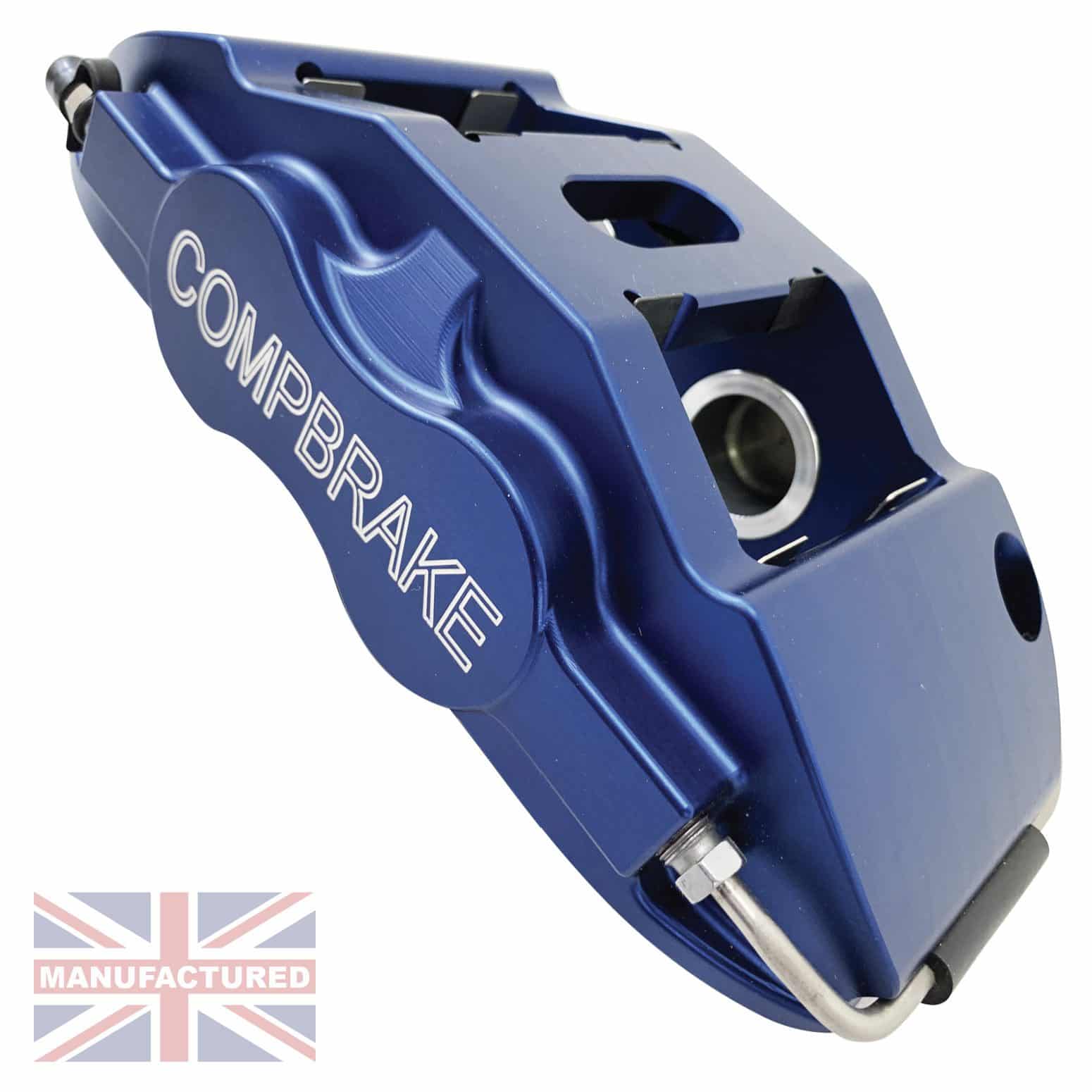 Compbrake Pro Race 13 Calipers [4 Pot] Blue One-Piece Billet Aluminium [Pair]