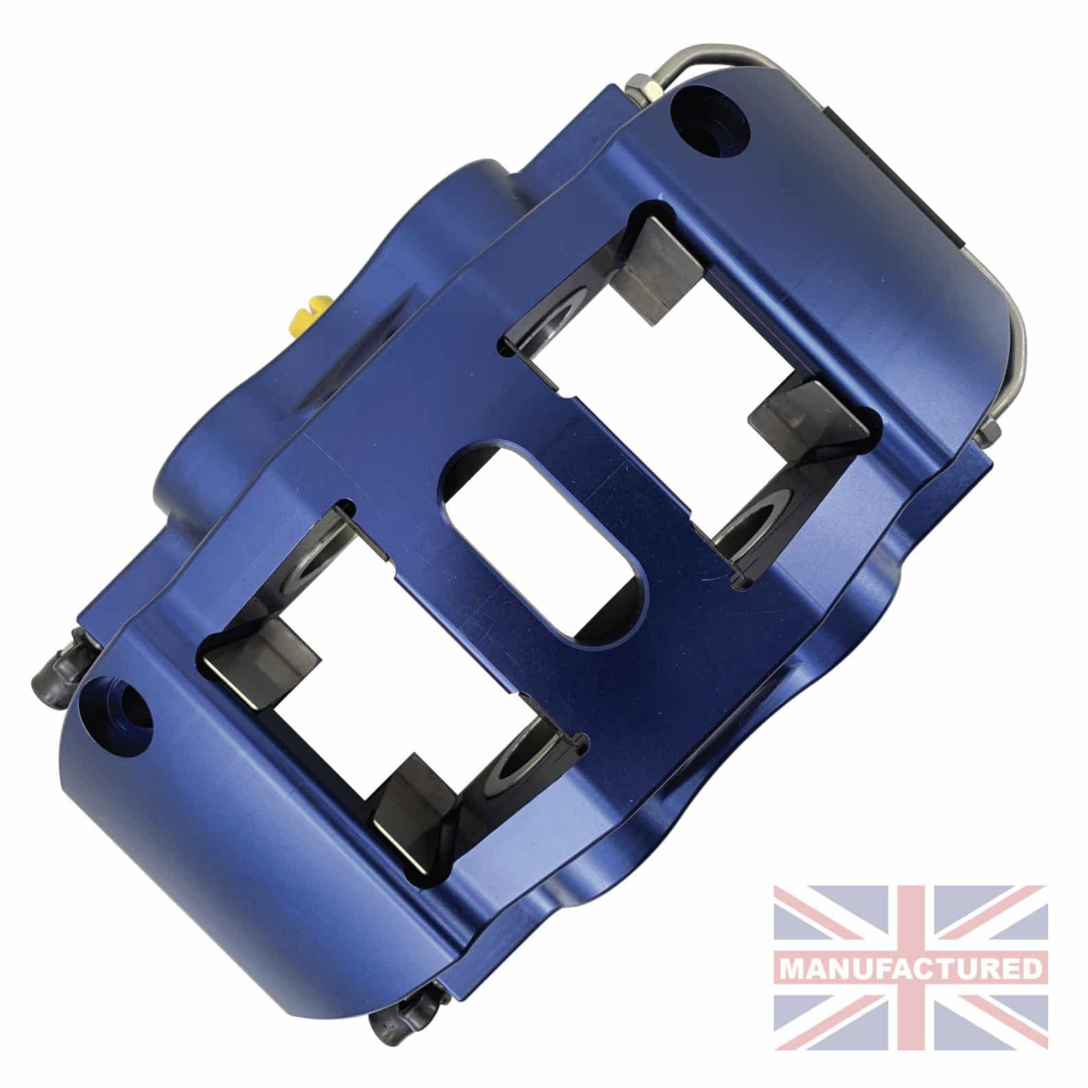 Compbrake Pro Race 13 Calipers [4 Pot] Blue One-Piece Billet Aluminium [Pair]