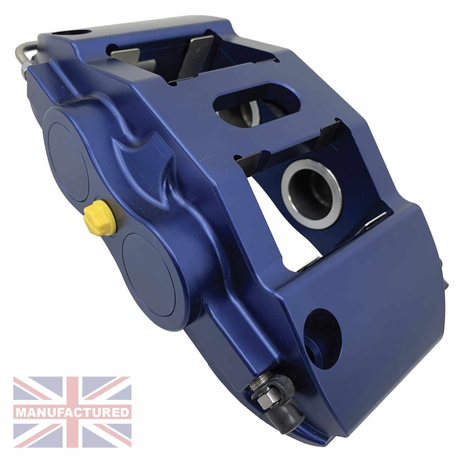 Compbrake Pro Race 13 Calipers [4 Pot] Blue One-Piece Billet Aluminium [Pair]