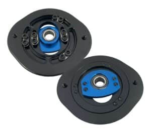 SKODA FAVORIT FRONT 3 PIECE ADJUSTABLE SUSPENSION TOP MOUNTS
