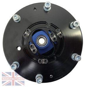 BMW Adjustable 3 Piece Front Suspension Top Mount Black (PAIR) + Locating Top Cap - F20 F21 F22 F30 F80