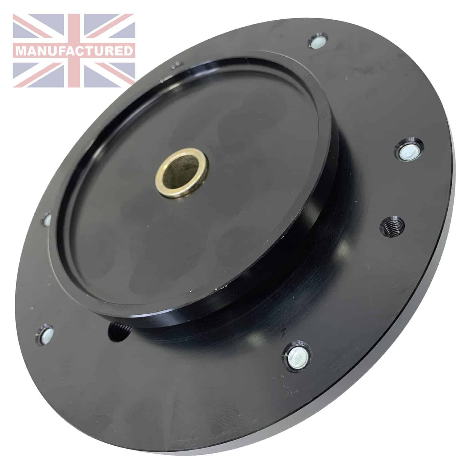 BMW Adjustable 3 Piece Front Suspension Top Mount Black (PAIR) + Locating Top Cap - F20 F21 F22 F30 F80