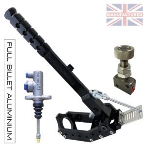 300MM PREMIER-PRO VERTICAL HANDBRAKE – AP REMOTE HYDRAULIC WITH STD KIT [BLACK] PLUS VALVE