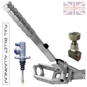 300MM PREMIER-PRO VERTICAL HANDBRAKE – AP REMOTE HYDRAULIC WITH STD KIT [SILVER] PLUS VALVE
