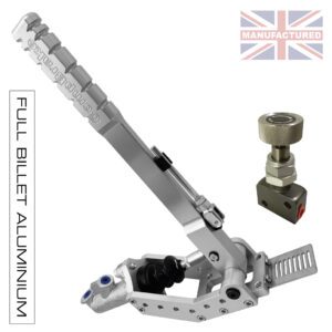 300MM PREMIER-PRO VERTICAL HANDBRAKE – REMOTE HYDRAULIC WITH STD KIT [SILVER] PLUS VALVE