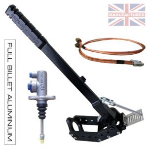 450MM PREMIER-PRO VERTICAL HANDBRAKE – AP REMOTE HYDRAULIC AP-STD KIT [BLACK] PLUS PIPE