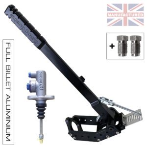 450MM PREMIER-PRO VERTICAL HANDBRAKE – AP REMOTE HYDRAULIC AP-STD KIT [BLACK] PLUS UNIONS