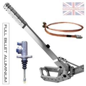 450MM PREMIER-PRO VERTICAL HANDBRAKE – AP REMOTE HYDRAULIC AP-STD KIT [SILVER] PLUS PIPE