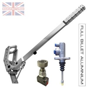 600MM PREMIER-PRO VERTICAL HANDBRAKE – AP REMOTE HYDRAULIC AP-STD KIT [SILVER]