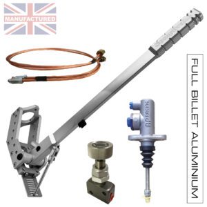 600MM PREMIER-PRO VERTICAL HANDBRAKE – AP REMOTE HYDRAULIC AP-STD KIT [SILVER]