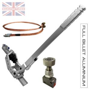 600MM PREMIER-PRO VERTICAL HANDBRAKE – REMOTE HYDRAULIC STD KIT [SILVER]