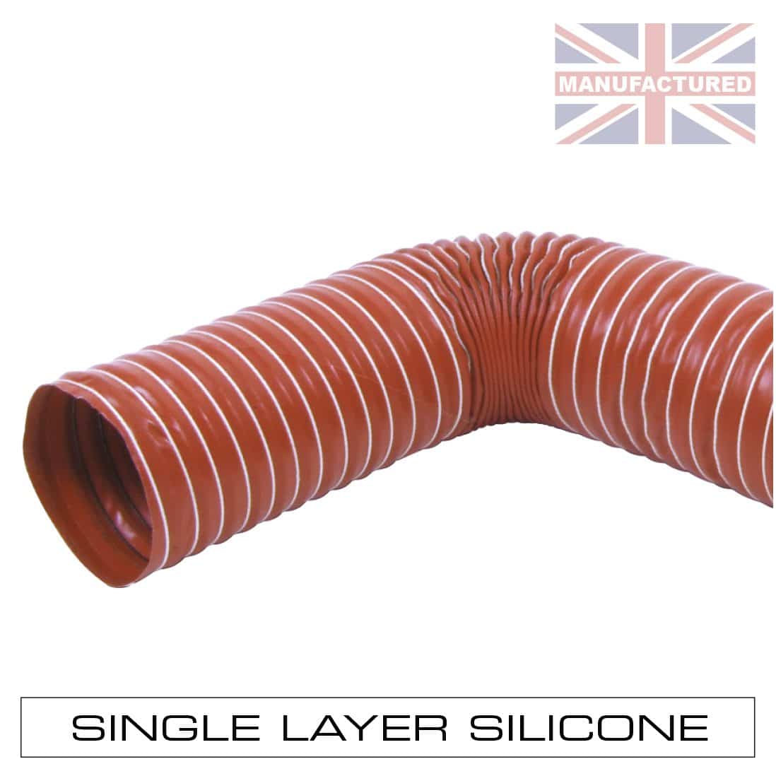 DUCTING: Single Layer Red Neoprene [25mm] PER METRE