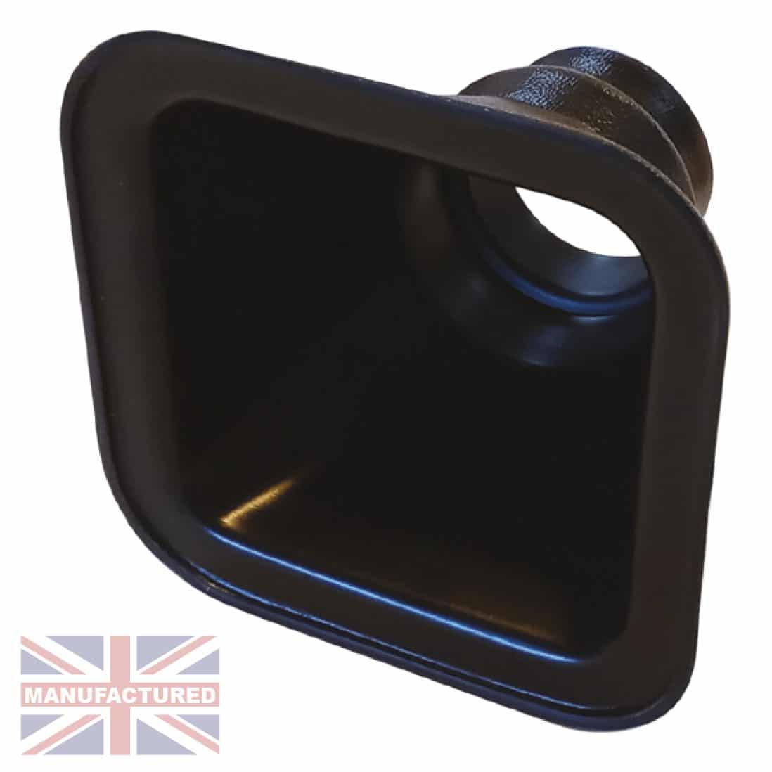 AIR INTAKE DUCT: 100 x 100mm Square Inlet 51/63mm Outlet