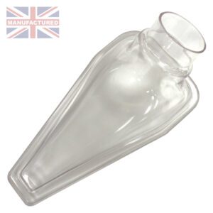 AIR INTAKE DUCT: Side Air Scoop - Clear 63>51mm