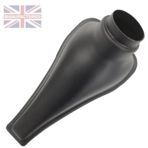 AIR INTAKE DUCT: Side Air Scoop - Black 76>63mm
