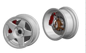 PORSCHE 924 FRONT 15" BRAKE KIT - PR3 - 295MM X 24MM