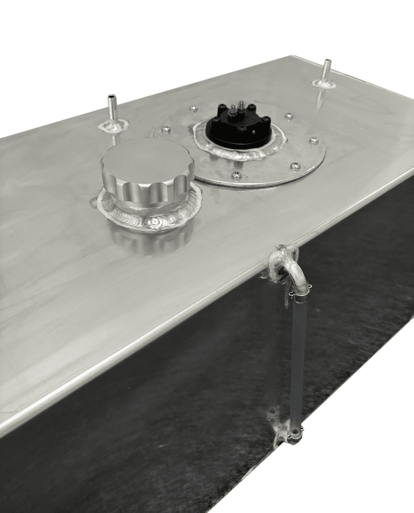 ALLOY ALUMINIUM BAFFLED FUEL TANK FOR MORGAN PLUS 8 - DIRECT OEM REPLACEMENT