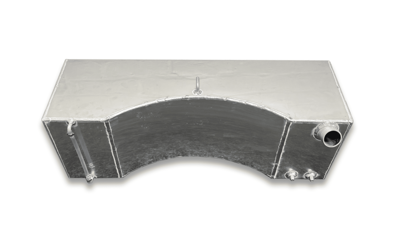 12 Gallon Ford Escort Mk1/2 Baffled Aluminium Fuel Tank With An6 Fittings & Available With Base