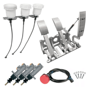 Universal Hydraulic Pedal Box Kit With Drive By Wire Throttle - Premier-Pro Light 3-Pedal [KIT B]